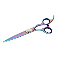 Ryan's Pet Supplies Stainless Steel Geib Kiss Gold Rainbow Grooming Shears