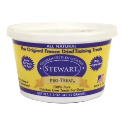 Ryan's Pet Supplies Stewart Pro-Treats for Dogs Freeze Dried Chicken Liver 1.5 oz