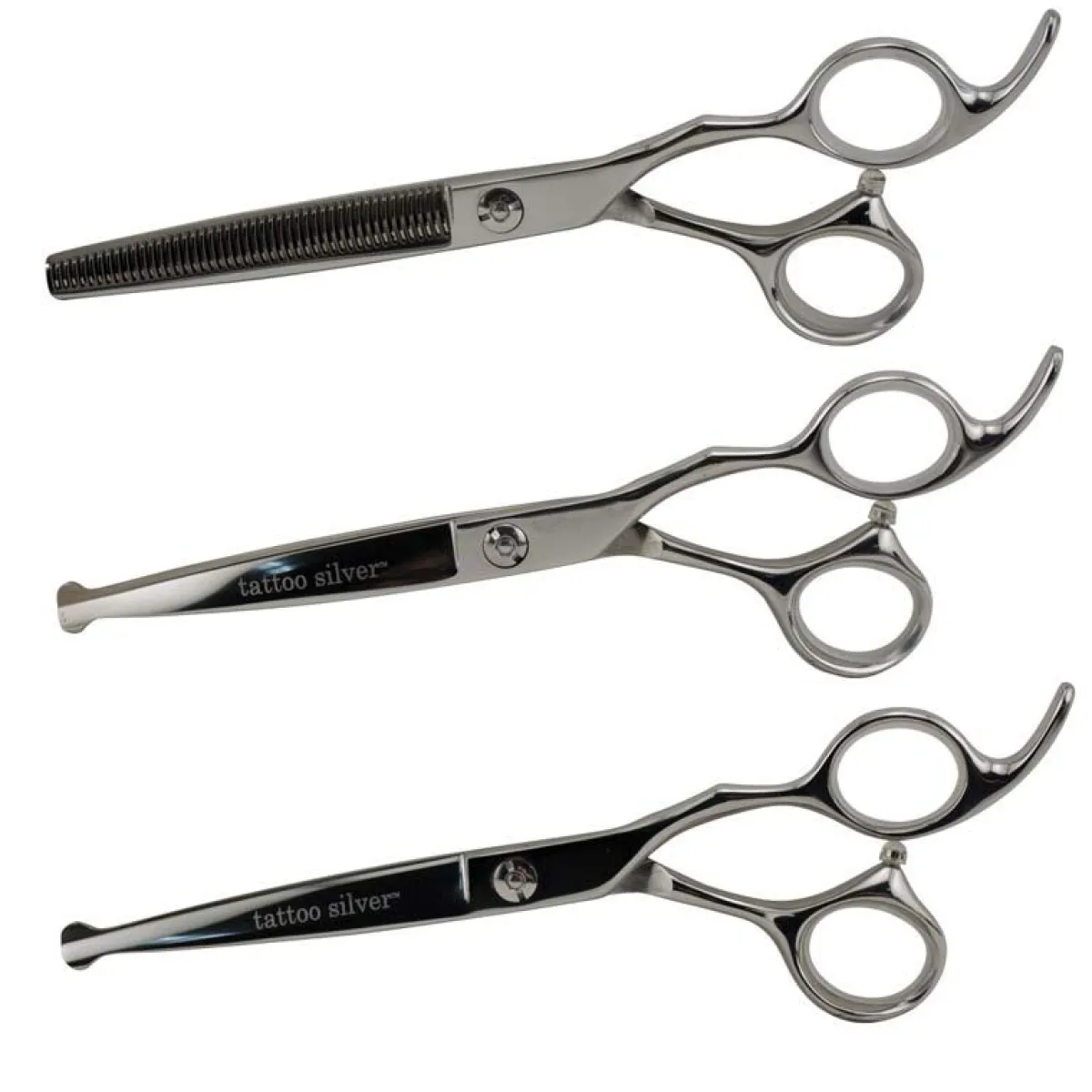 Ryan's Pet Supplies Tattoo Silver 3 Shear Ball Tip Set