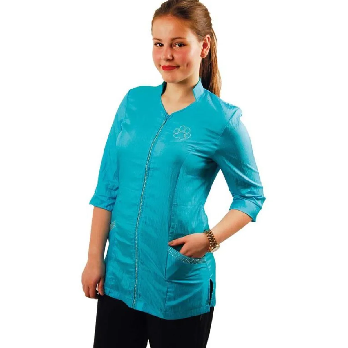 Ryan's Pet Supplies Tikima Aleria Jacket with Rhinestone Front Zipper 4X-Large