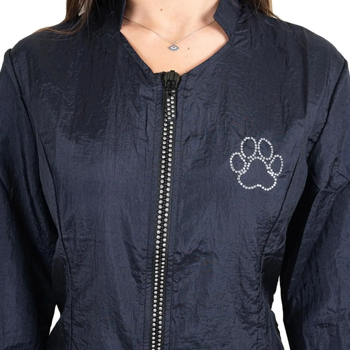Ryan's Pet Supplies Tikima Aleria Jacket with Rhinestone Front Zipper 3X-Large