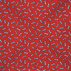 Ryan's Pet Supplies Tossed Bones Red Pet Bandana