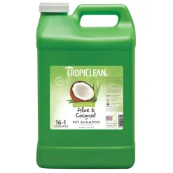 Ryan's Pet Supplies Tropiclean Deodorizing Aloe & Coconut Pet Shampoo 16:1
