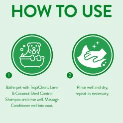 Ryan's Pet Supplies Tropiclean Deshedding Lime & Cocoa Butter Conditioner