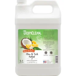 Ryan's Pet Supplies Tropiclean Flea & Tick Neem & Citrus Pet Shampoo 5:1