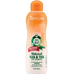 Ryan's Pet Supplies Tropiclean Natural Max Strength Flea & Tick Shampoo 20 oz