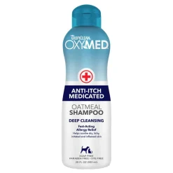 Ryan's Pet Supplies Tropiclean OxyMed Medicated Oatmeal Shampoo 10:1