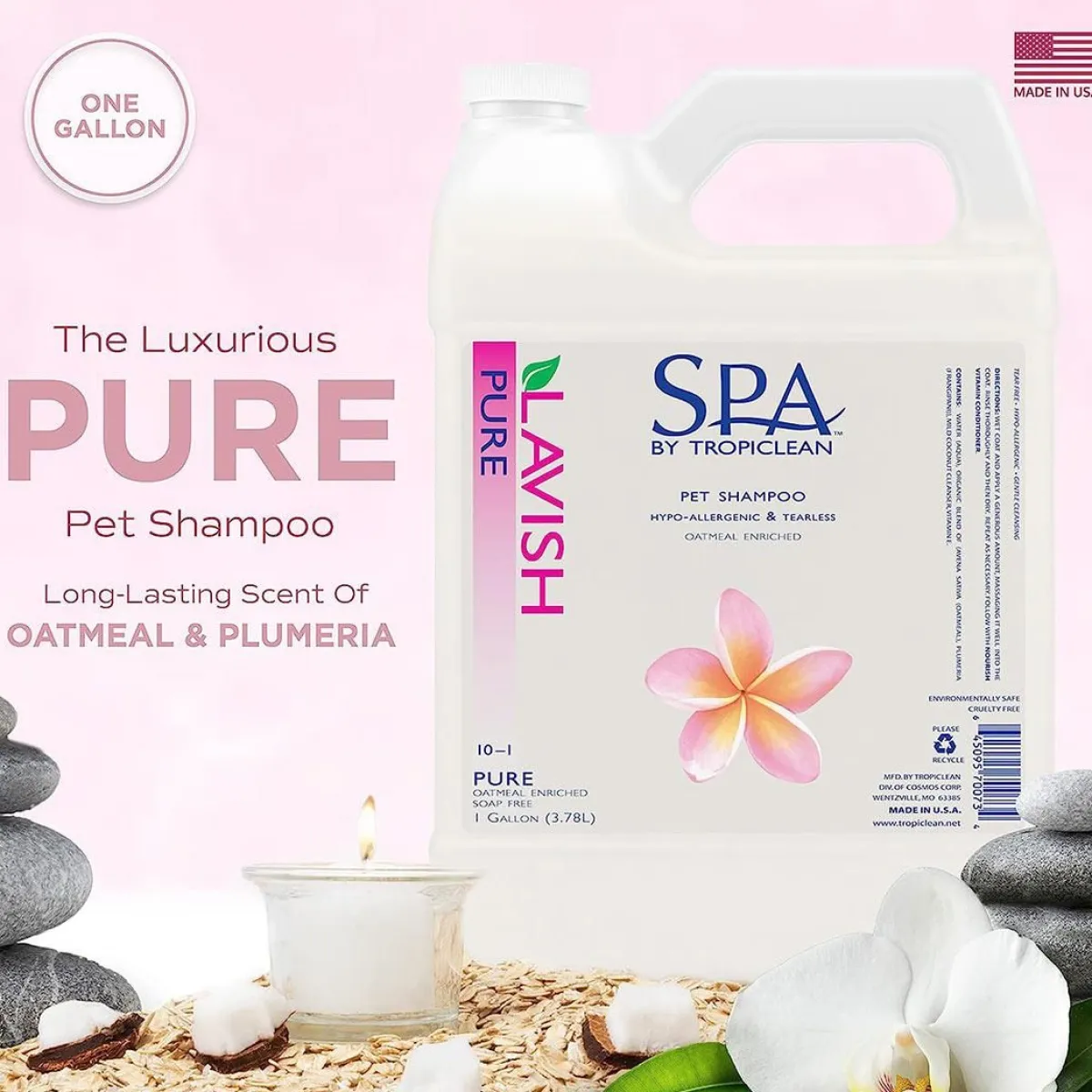 Ryan's Pet Supplies Tropiclean Spa Pure Shampoo 1:1