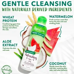 Ryan's Pet Supplies TropiClean Watermelon Deep Cleansing 2-in-1 Shampoo and Conditioner