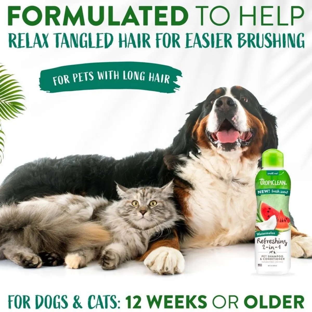 Ryan's Pet Supplies TropiClean Watermelon Deep Cleansing 2-in-1 Shampoo and Conditioner