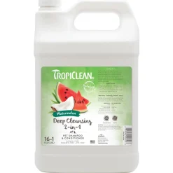 Ryan's Pet Supplies TropiClean Watermelon Deep Cleansing 2-in-1 Shampoo and Conditioner