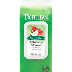 Ryan's Pet Supplies TropiClean Watermelon 2-in-1 Wipes 100ct