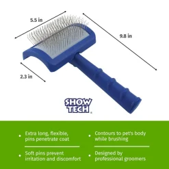 Ryan's Pet Supplies Tuffer Than Tangles Slicker Brush (Soft Pin Medium)