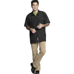 Ryan's Pet Supplies Unisex Barber/Groomer Jacket Medium Black