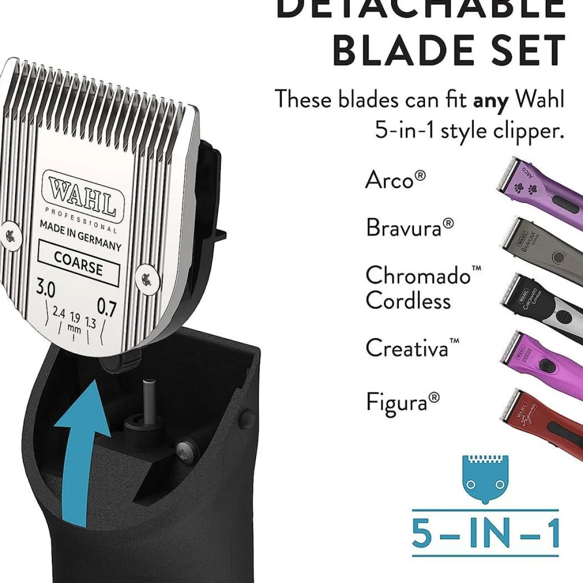 Ryan's Pet Supplies Wahl 5 in 1 Coarse Blade