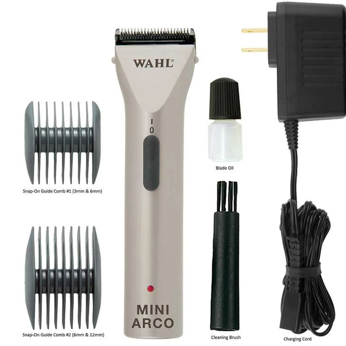 Ryan's Pet Supplies Wahl MiniArco Pet Trimmer - Cord/Cordless with Fixed Blade
