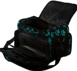 Ryan's Pet Supplies Wahl Travel Paw Print Bag Turquoise