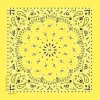 Ryan's Pet Supplies Yellow Paisley Pet Bandana
